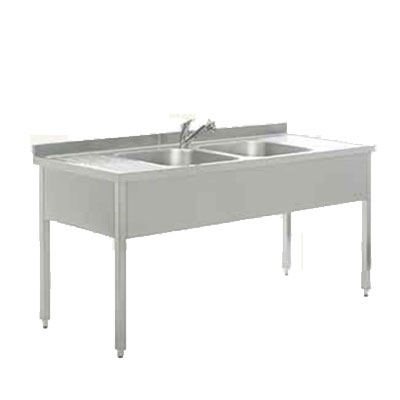 Double Bowl Sink Table